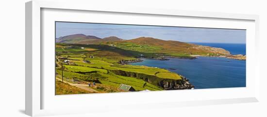 Hikers on Boreen, Near Allihies, Beara Peninsula, County Cork, Ireland-null-Framed Photographic Print