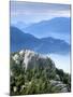 Hikers on Peak of the Chief, Stawamus Chief Provincial Park, Squamish, British Columbia, Canada-Paul Colangelo-Mounted Photographic Print