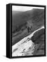 Hikers on Stanage Edge, Hathersage, Derbyshire, 1964-Michael Walters-Framed Stretched Canvas