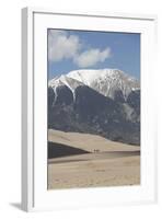 Hikers on the Sand Dunes-Richard Maschmeyer-Framed Photographic Print