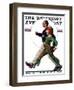 "Hikers" Saturday Evening Post Cover, May 5,1928-Norman Rockwell-Framed Giclee Print