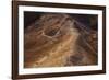 Hikers to the Masada complex, Masada, Dead Sea, Israel-null-Framed Photographic Print