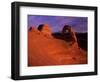 Hikers View Delicate Arch at Sunset, Utah, USA-Jerry Ginsberg-Framed Photographic Print