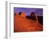 Hikers View Delicate Arch at Sunset, Utah, USA-Jerry Ginsberg-Framed Photographic Print