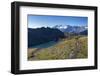 Hikers Walking on the Colle Del Nivolet Beside Rossett Lake (Lago Rossett)-Roberto Moiola-Framed Photographic Print