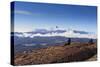 Hikers Watch a Condor (Vultur Gryphus)-Eleanor-Stretched Canvas