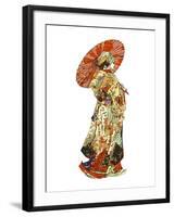 Hikifurisode Ex-Machina-HR-FM-Framed Art Print