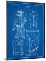 Hiking And Camping Backpack Patent-null-Mounted Art Print