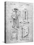 Hiking And Camping Backpack Patent-Cole Borders-Stretched Canvas