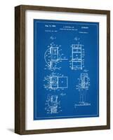 Hiking And Camping Backpack Patent-null-Framed Art Print