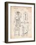 Hiking And Camping Backpack Patent-Cole Borders-Framed Art Print