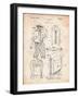 Hiking And Camping Backpack Patent-Cole Borders-Framed Art Print