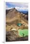 Hiking at the Emerald Lakes, Tongariro Alpine Crossing Trek, Tongariro National Park-Matthew Williams-Ellis-Framed Photographic Print