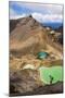 Hiking at the Emerald Lakes, Tongariro Alpine Crossing Trek, Tongariro National Park-Matthew Williams-Ellis-Mounted Photographic Print