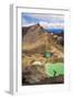 Hiking at the Emerald Lakes, Tongariro Alpine Crossing Trek, Tongariro National Park-Matthew Williams-Ellis-Framed Photographic Print