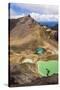 Hiking at the Emerald Lakes, Tongariro Alpine Crossing Trek, Tongariro National Park-Matthew Williams-Ellis-Stretched Canvas