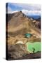 Hiking at the Emerald Lakes, Tongariro Alpine Crossing Trek, Tongariro National Park-Matthew Williams-Ellis-Stretched Canvas