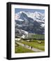 Hiking Below the Jungfrau Massif From Kleine Scheidegg, Jungfrau Region, Switzerland, Europe-Michael DeFreitas-Framed Photographic Print