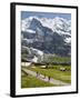 Hiking Below the Jungfrau Massif From Kleine Scheidegg, Jungfrau Region, Switzerland, Europe-Michael DeFreitas-Framed Photographic Print