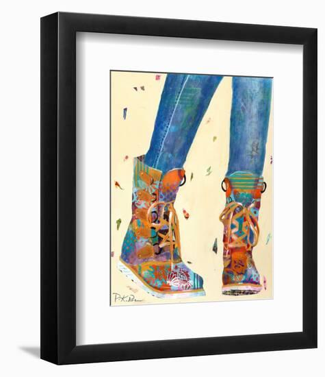 Hiking Boots-Pamela K. Beer-Framed Art Print