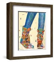 Hiking Boots-Pamela K. Beer-Framed Art Print