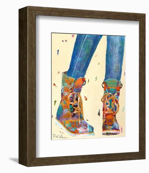 Hiking Boots-Pamela K. Beer-Framed Art Print