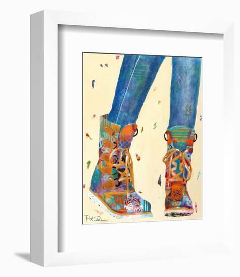 Hiking Boots-Pamela K. Beer-Framed Art Print