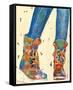 Hiking Boots-Pamela K. Beer-Framed Stretched Canvas