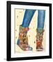 Hiking Boots-Pamela K. Beer-Framed Art Print