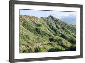 Hiking in Diamond Head State Monument (Leahi Crater)-Michael DeFreitas-Framed Photographic Print