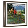 "Hiking in Mountains", May 31, 1952-John Clymer-Framed Giclee Print