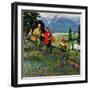 "Hiking in Mountains", May 31, 1952-John Clymer-Framed Giclee Print