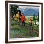 "Hiking in Mountains", May 31, 1952-John Clymer-Framed Giclee Print