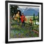 "Hiking in Mountains", May 31, 1952-John Clymer-Framed Giclee Print