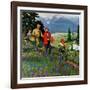 "Hiking in Mountains", May 31, 1952-John Clymer-Framed Giclee Print