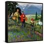 "Hiking in Mountains", May 31, 1952-John Clymer-Framed Stretched Canvas