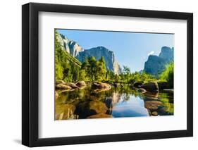 Hiking in Yosemite National Park in California-TravelShotz-Framed Photographic Print