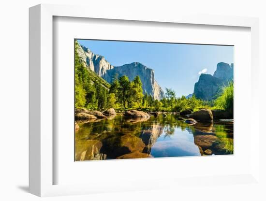 Hiking in Yosemite National Park in California-TravelShotz-Framed Photographic Print