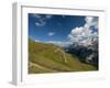 Hiking on High Route 2 in Dolomites, Bolzano Province, Trentino-Alto Adige/South Tyrol, Italy-Carlo Morucchio-Framed Photographic Print