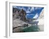 Hiking on High Route 2 in Dolomites, Bolzano Province, Trentino-Alto Adige/South Tyrol, Italy-Carlo Morucchio-Framed Photographic Print