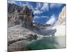 Hiking on High Route 2 in Dolomites, Bolzano Province, Trentino-Alto Adige/South Tyrol, Italy-Carlo Morucchio-Mounted Photographic Print