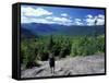 Hiking on Mt. Crawford, New Hampshire, USA-Jerry & Marcy Monkman-Framed Stretched Canvas