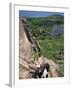 Hiking on the Beehive Trail, Maine, USA-Jerry & Marcy Monkman-Framed Premium Photographic Print