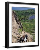 Hiking on the Beehive Trail, Maine, USA-Jerry & Marcy Monkman-Framed Photographic Print