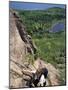 Hiking on the Beehive Trail, Maine, USA-Jerry & Marcy Monkman-Mounted Photographic Print