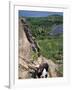 Hiking on the Beehive Trail, Maine, USA-Jerry & Marcy Monkman-Framed Photographic Print