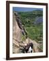 Hiking on the Beehive Trail, Maine, USA-Jerry & Marcy Monkman-Framed Photographic Print