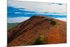 Hiking on the summit of Mt. Edgecumbe, Kruzof Island, Southeast Alaska-Mark A Johnson-Mounted Photographic Print