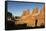 Hiking, Park Avenue, Arches National Park, Moab, Utah, USA, (Mr)-Norbert Eisele-Hein-Framed Stretched Canvas