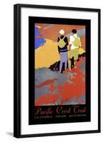 Hiking Poster-Vintage Lavoie-Framed Giclee Print